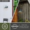 Vaxcel Dorado 1 Light Dusk to Dawn Green White Farmhouse Barn Dome Outdoor Wall Lantern T0482 - alternate 5